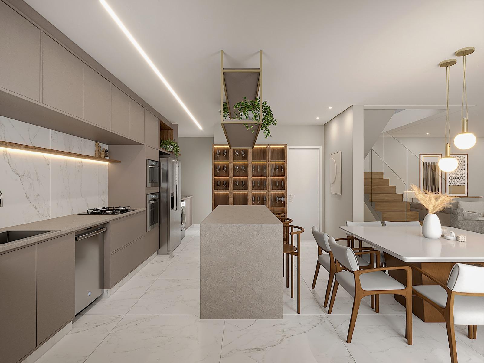 Sobrado à venda com 3 quartos, 195m² - Boa vista,Curitiba