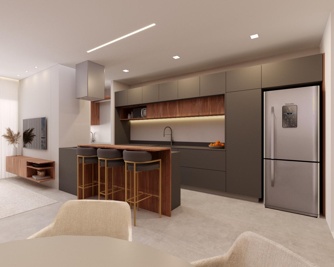 Apartamento à venda com 3 quartos, 101m² - BACACHERI,Curitiba