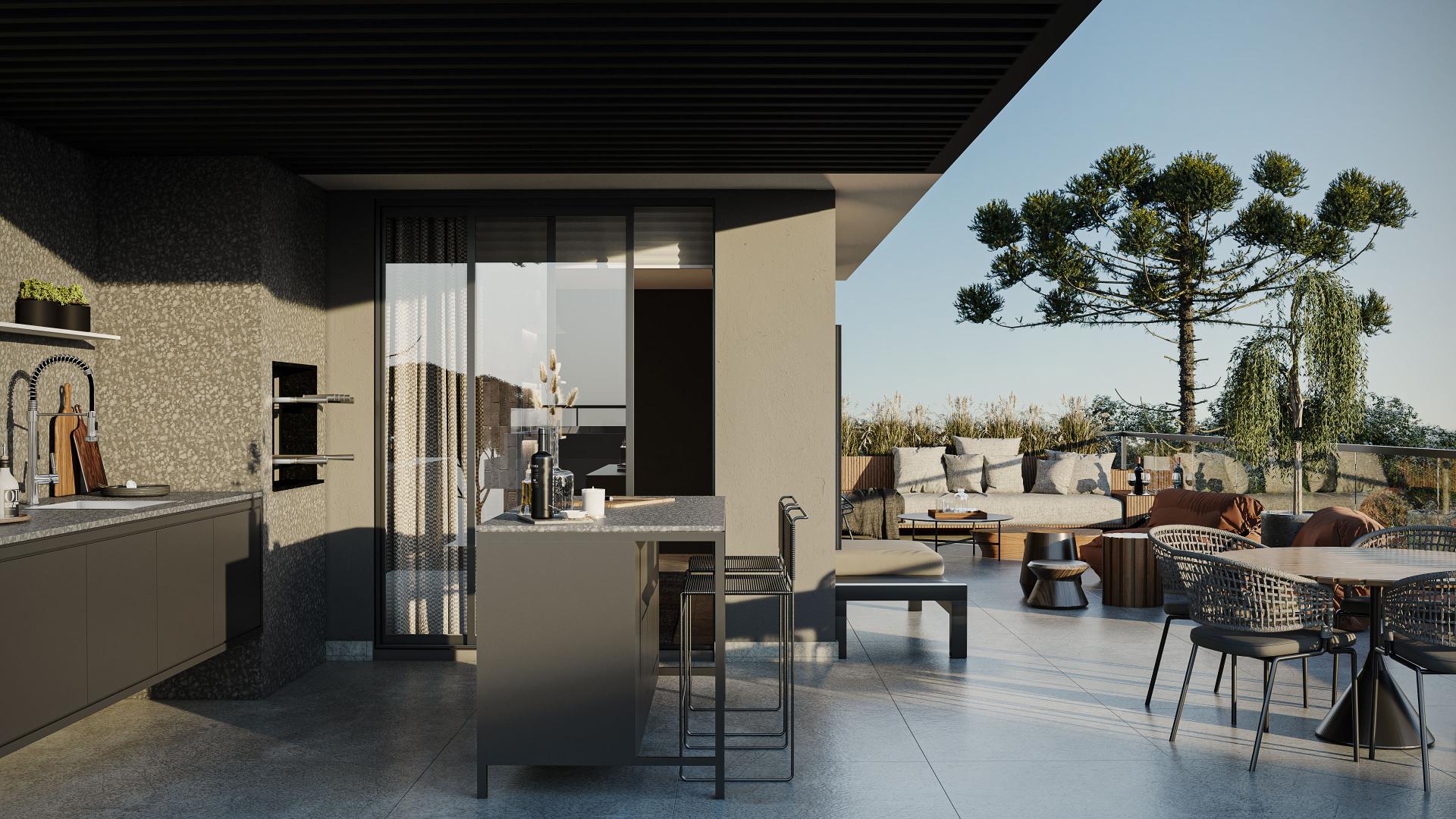 Sobrado à venda com 3 quartos, 211m² - BACACHERI,